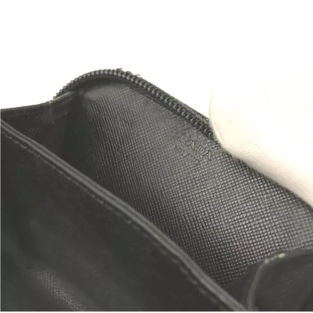 Prada Black Nylon and Leather Wallet - Picture 5 of 5